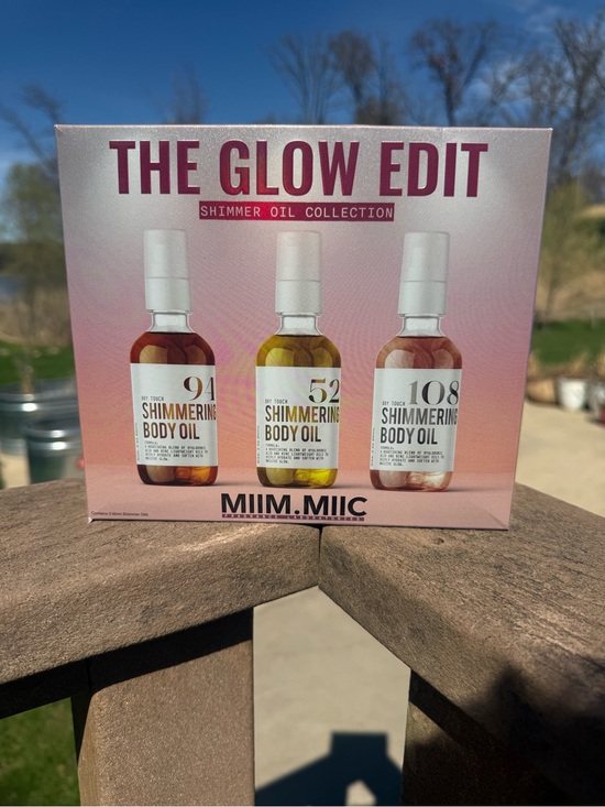 The glow edit Other - NIB The Glow Edit Shimmer Oil Collection - Body Oils (Pink/Gold/Bronze)